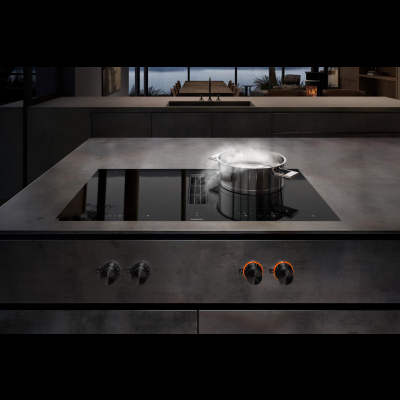 Gaggenau CV492105, Serie 400, Flex-Induktionskochfeld mit integriertem L&uuml;ftungssystem, 90 cm