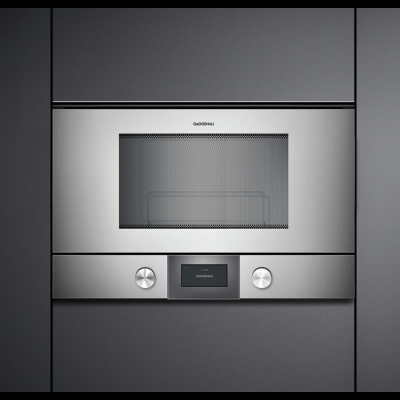 Gaggenau BMP224110, Serie 200, Mikrowelle, T&uuml;ranschlag: Rechts, Gaggenau Metallic