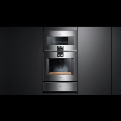 Gaggenau DV461110, Serie 400, Vakuumierschublade, 60 x 14 cm, Edelstahl-hinterlegte Vollglast&uuml;r