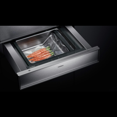 Gaggenau DV461110, Serie 400, Vakuumierschublade, 60 x 14 cm, Edelstahl-hinterlegte Vollglast&uuml;r