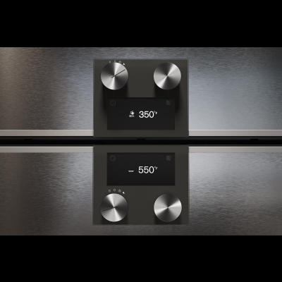 Gaggenau BO451112, Serie 400, Backofen, 60 x 60 cm, T&uuml;ranschlag: Links, Edelstahl-hinterlegte Vollglast&uuml;r